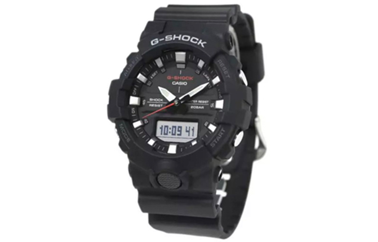 

CASIO Мужские молодежные черные часы GA-800-1A