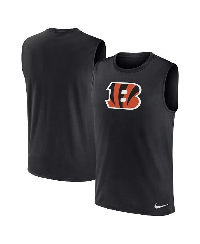 

Мужская черная майка-топ Cincinnati Bengals Blitz Legend Muscle Perform Nike
