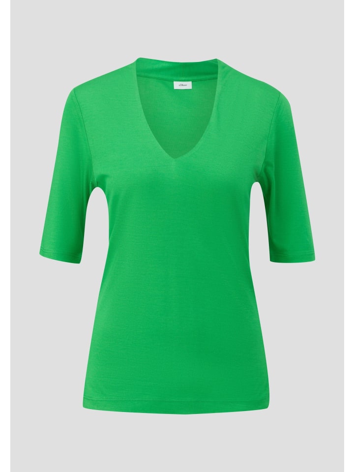 

Футболка в цвете 7591_зеленый s.Oliver