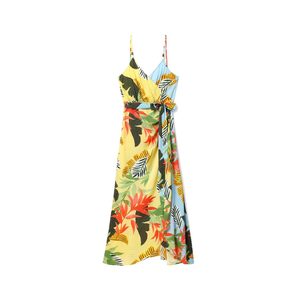 

Платье из желтой вискозы Desigual