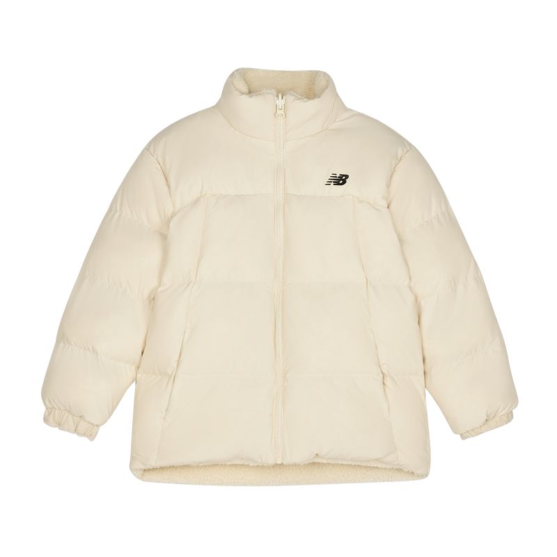 

Детская пуховая куртка New Balance, слоновая кость