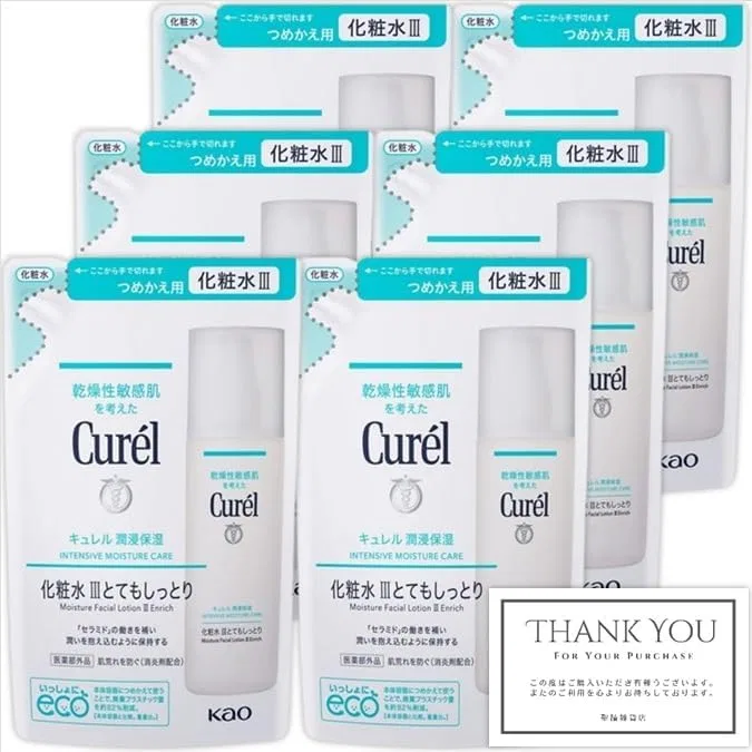 Лосьон для лица Curel Lotion III Super Moist Refill 130 мл, набор 6 шт.