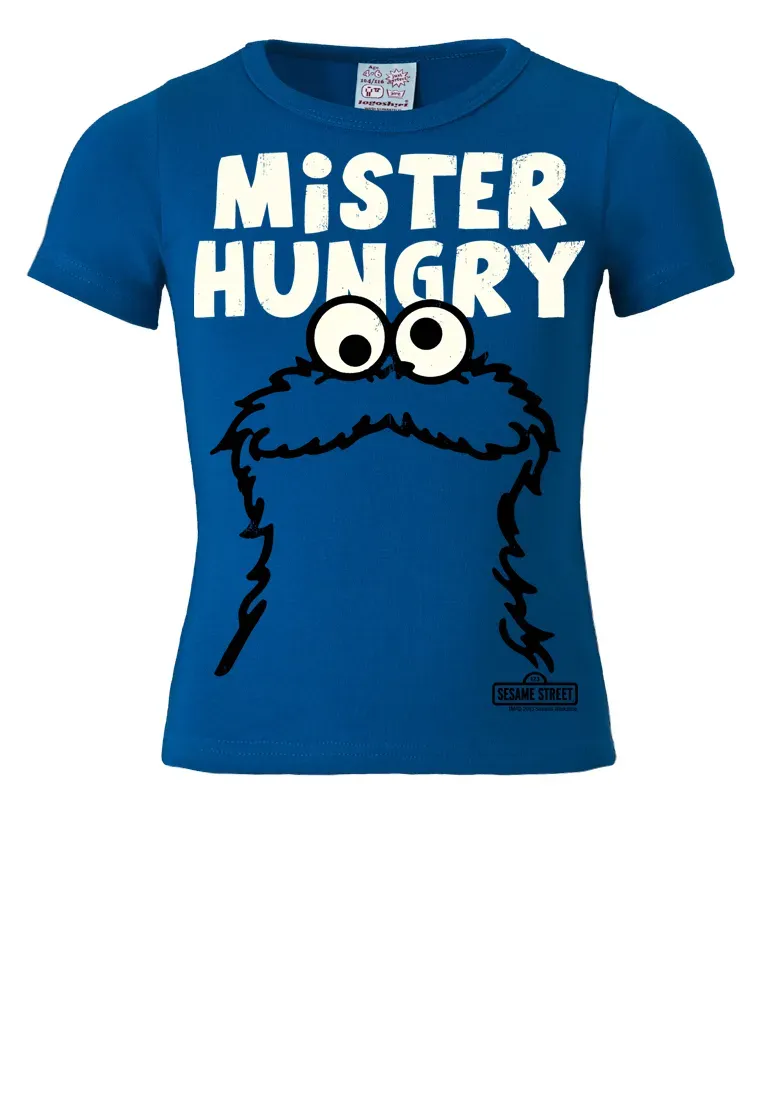 

Logoshirt Футболка "Mister Hungry" с великолепным принтом спереди, синий