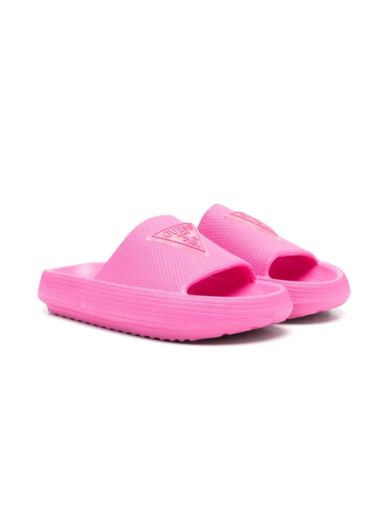 

Слайды с тиснением логотипа guess kids, розовый