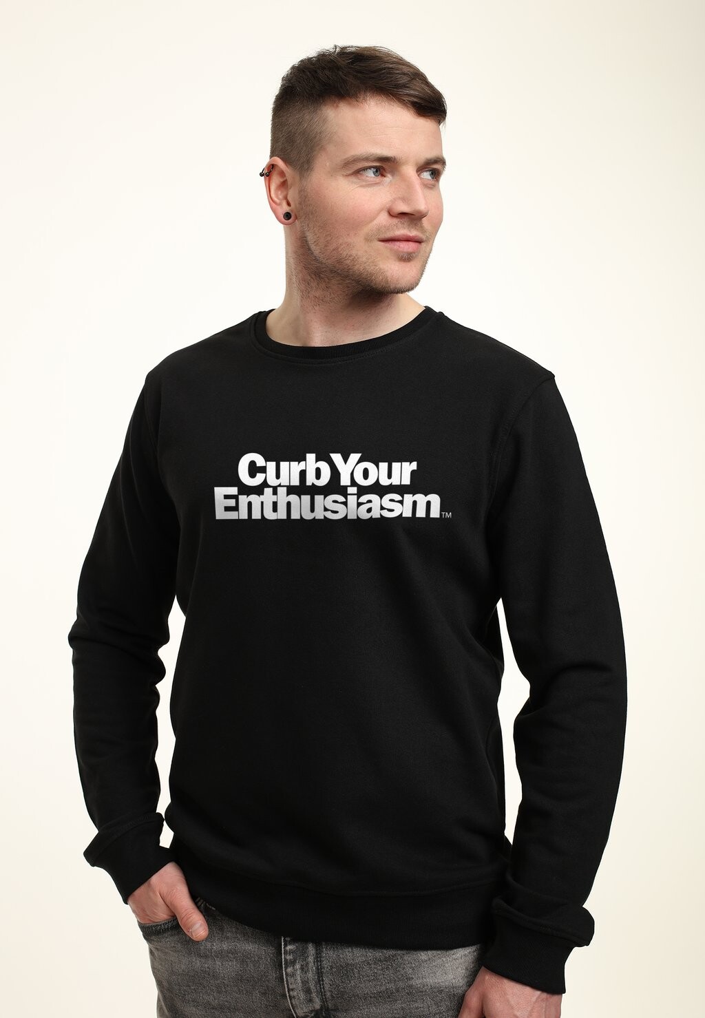

Толстовка CURB YOUR ENTHUSIASM LOGO Henry Tiger, черный