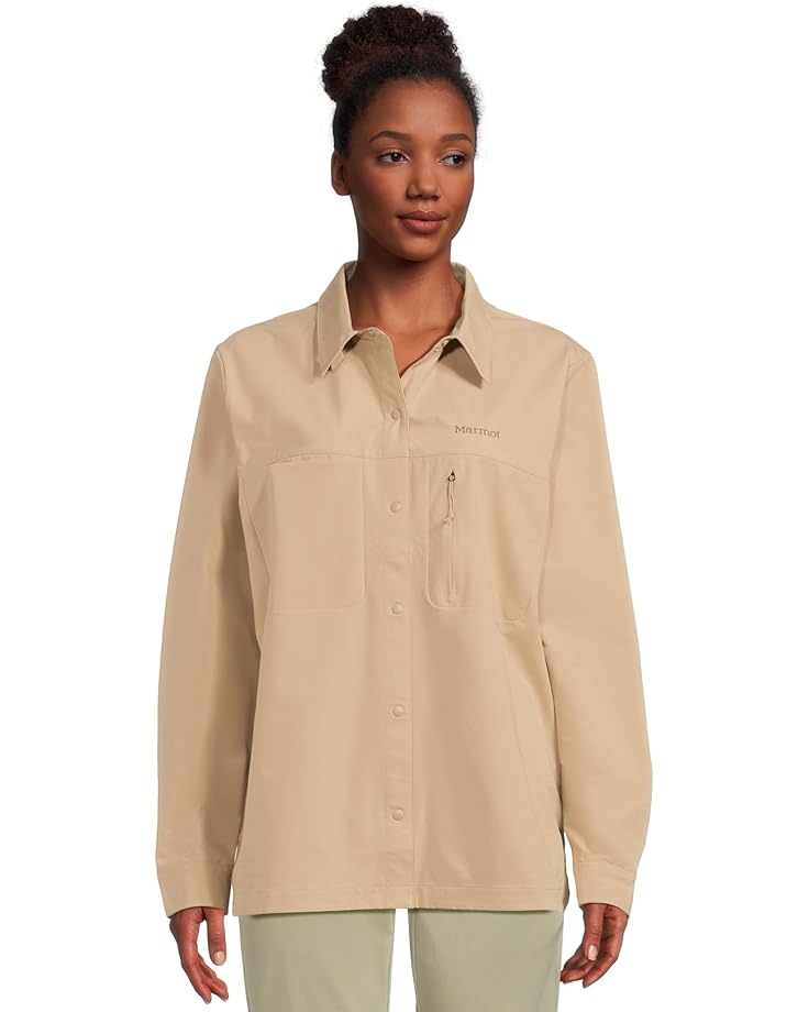 

Рубашка Marmot AirExchange SolarShield Overshirt, цвет Chinchilla