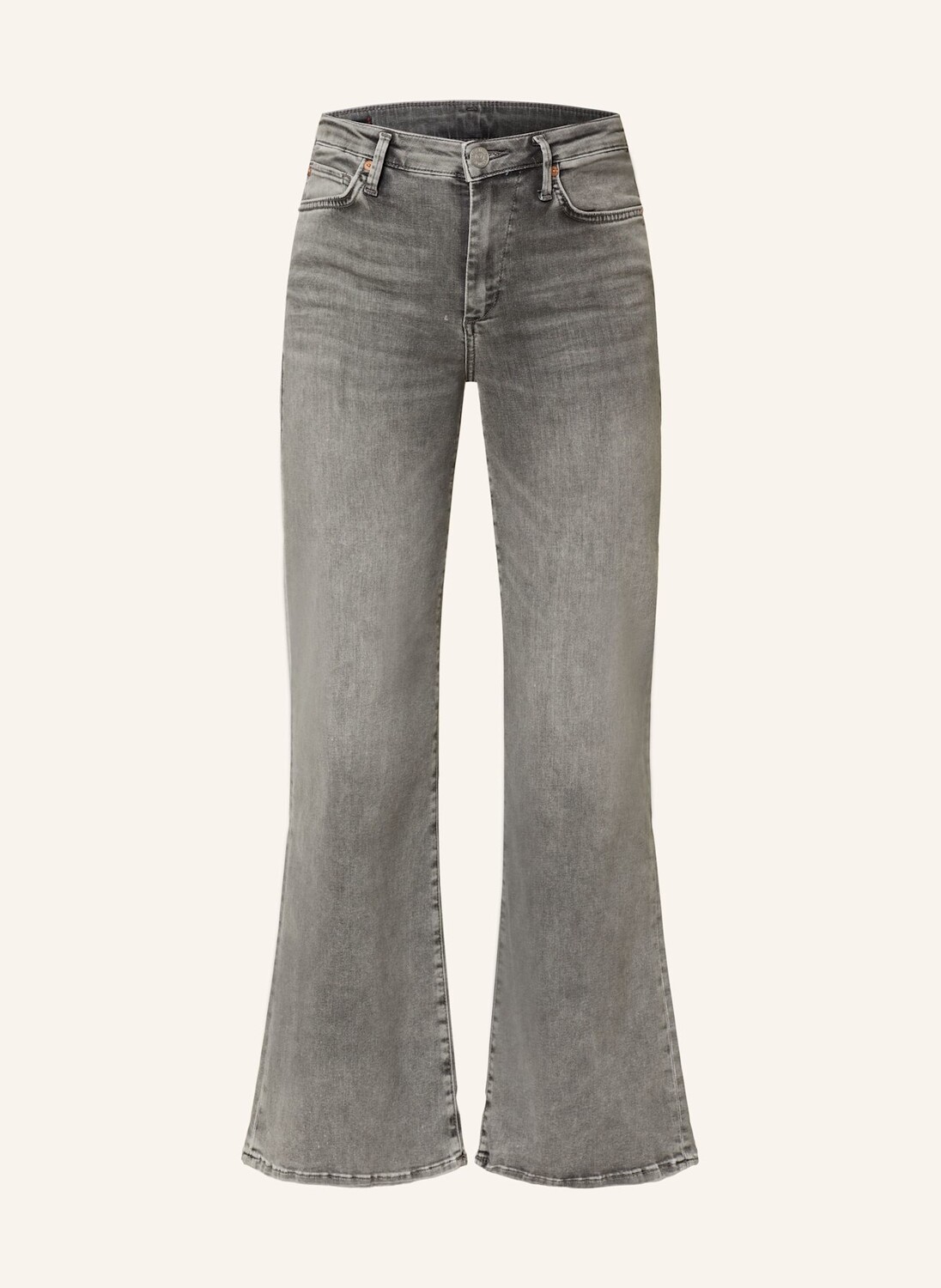 

Расклешенные джинсы mija True Religion, серый