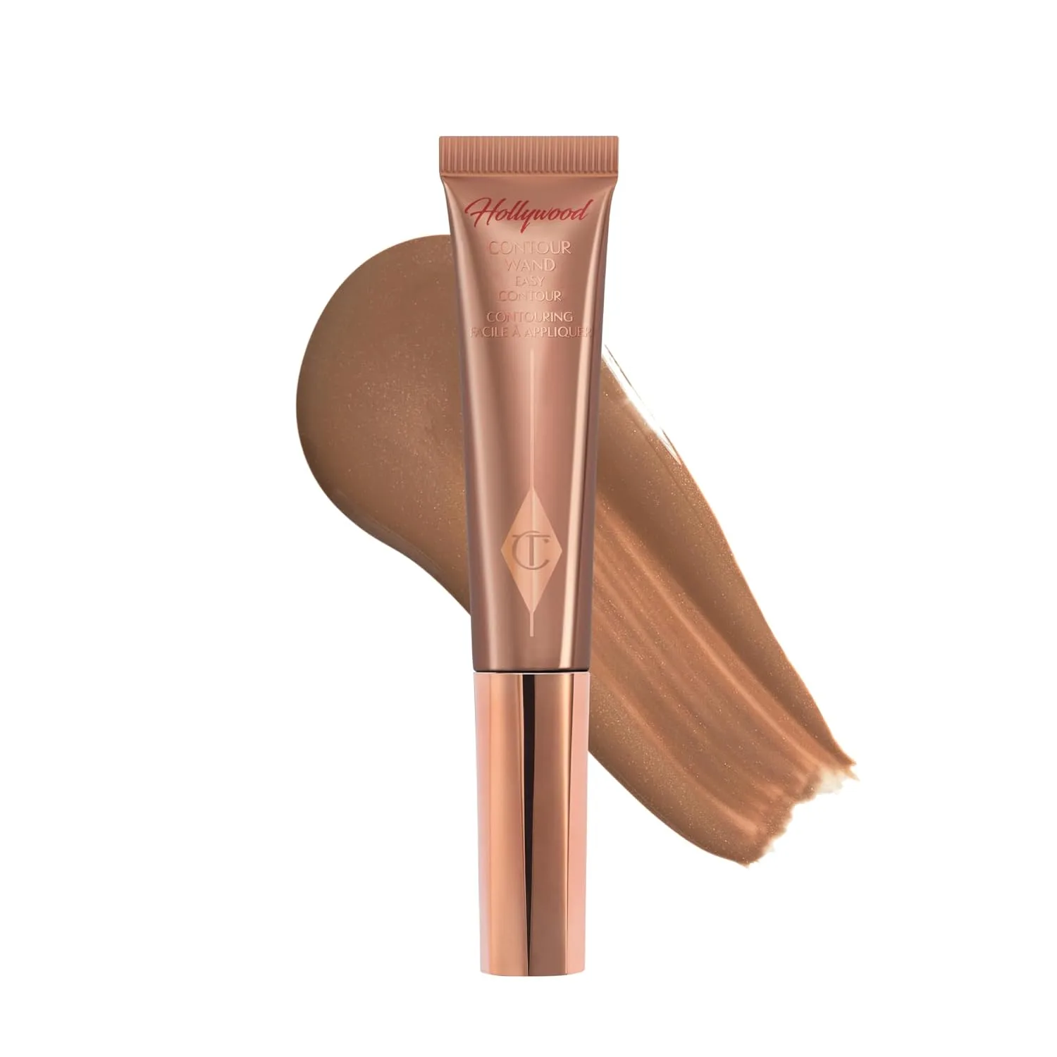 Charlotte Tilbury Hollywood Liquid Contour Wand - удобный в использовании контурный стик и жидкий бронзер для моделирования и придания формы - обеспечивает естественный, скульптурный вид., 01 Fair - fair with neutral undertones