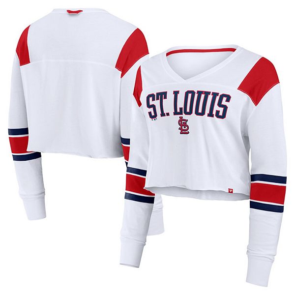 

Женская белая футболка St Louis Cardinals с длинными рукавами Fanatics, Белый, Женская белая футболка St Louis Cardinals с длинными рукавами Fanatics