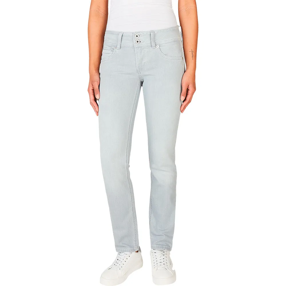 

Джинсы Pepe Slim Venus low waist, серый