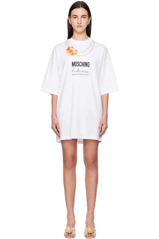 

Мини-платье Moschino 'Breakfast' Moschino, белый