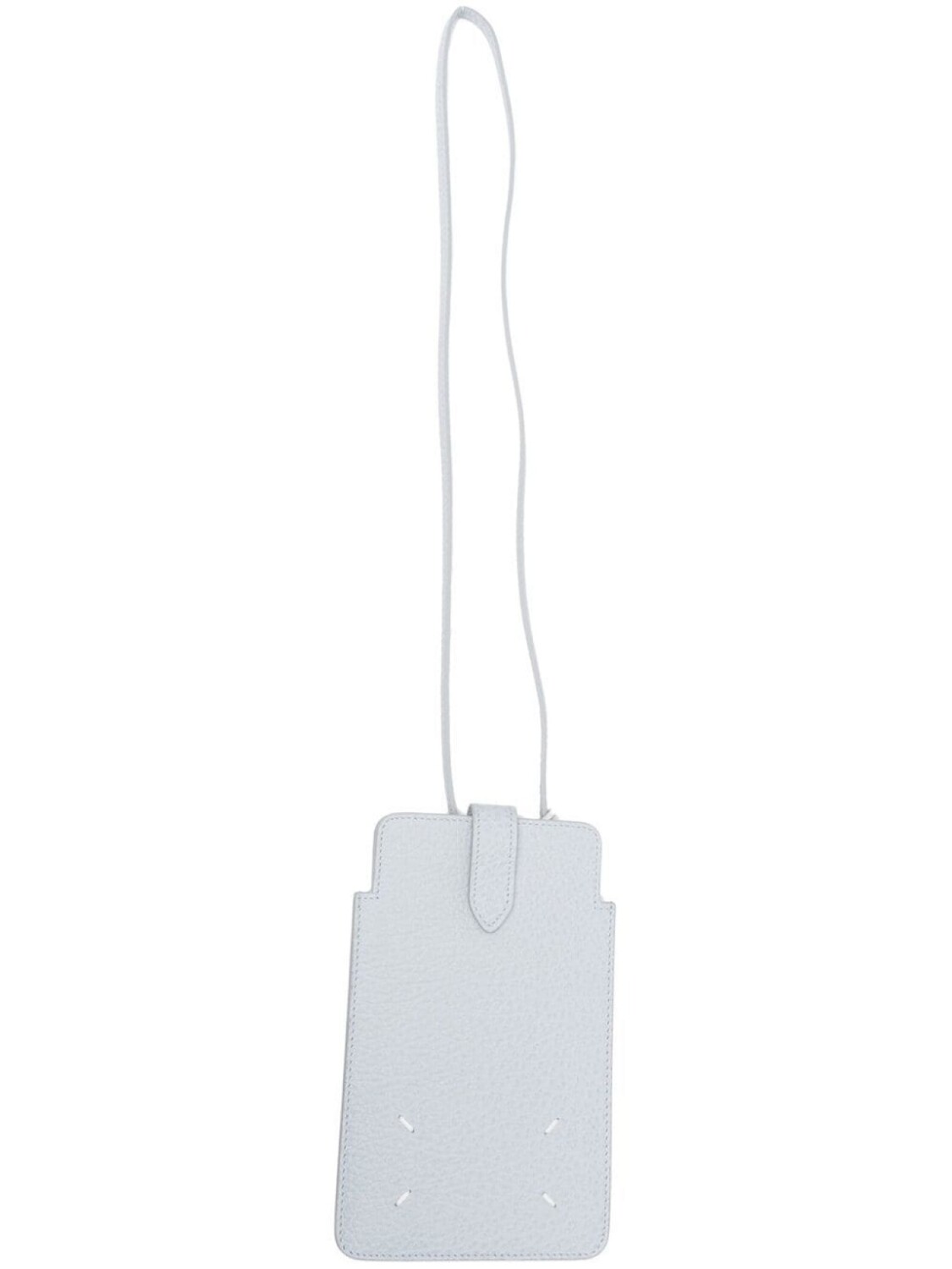 

Maison Margiela four-stitch leather phone holder, серый