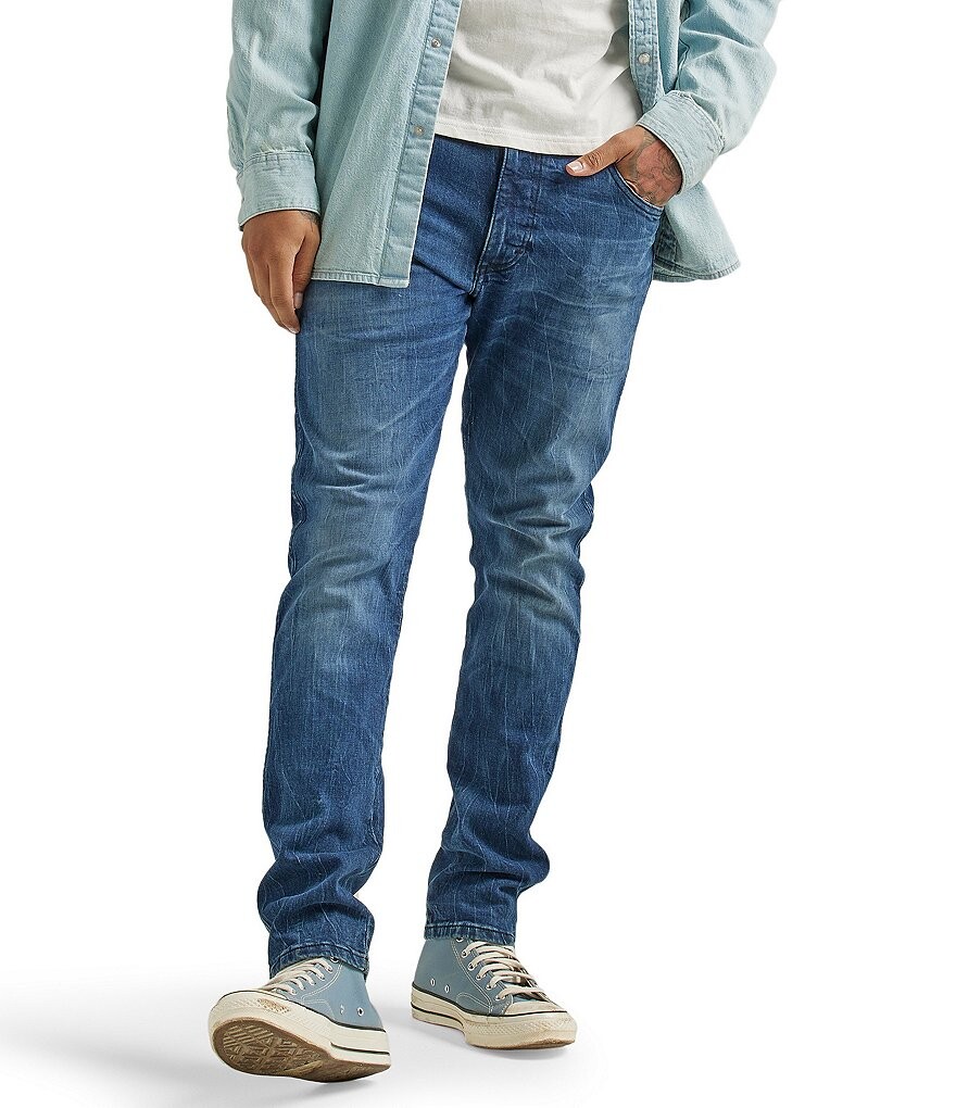 

Джинсы зауженного кроя Wrangler с зауженными штанинами, синий