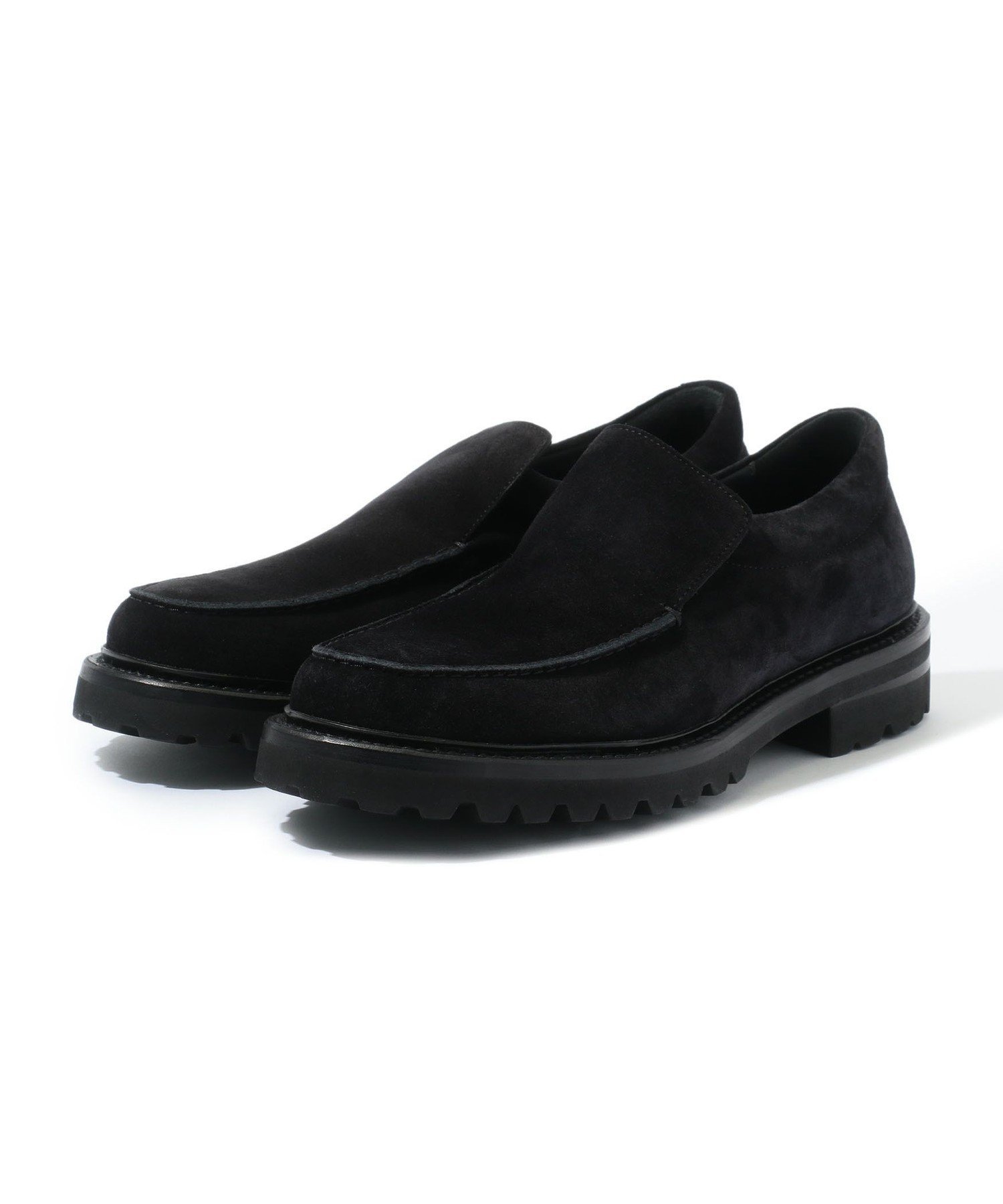 Замшевые лоферы SMOTP8482 James Perse, 19 Black