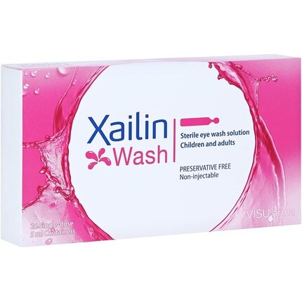 

Раствор для промывания глаз Xailin Wash в разовых дозах 20x5 мл Visufarma B.V