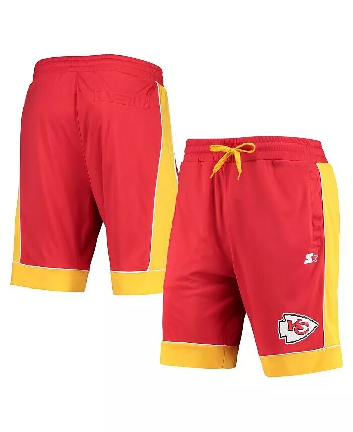 

Мужские шорты красного и золотого цвета, любимые фанатами Kansas City Chiefs Starter