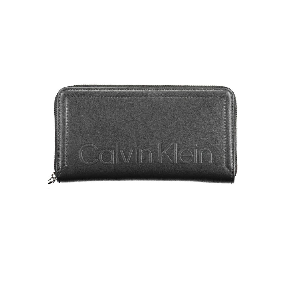 

Черный полиэтиленовый кошелек Calvin Klein, Black
