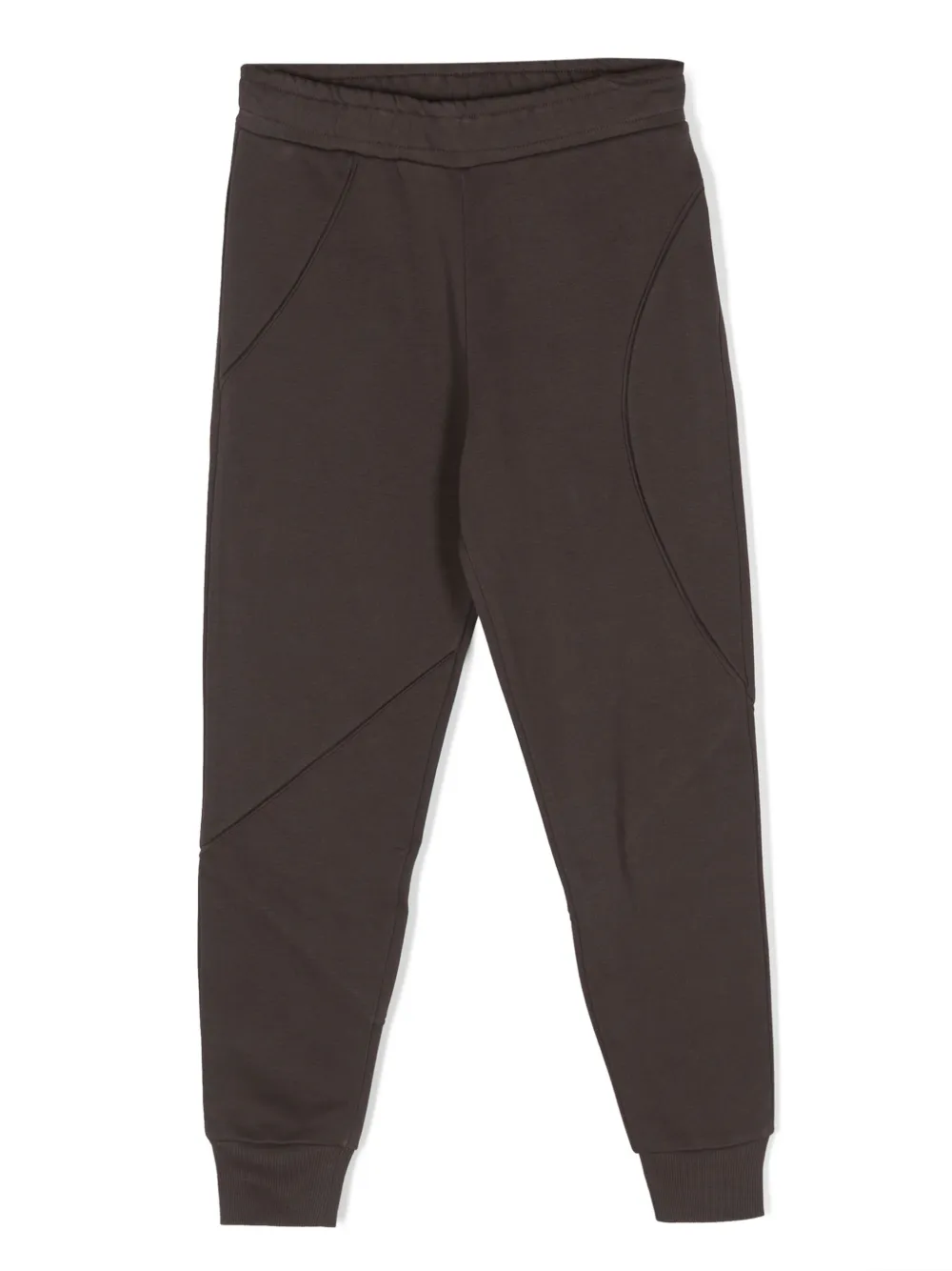 

Спортивные брюки с тисненым логотипом Emporio Armani Kids, коричневый