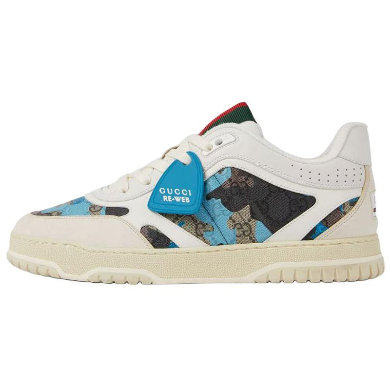 

Кроссовки для скейтбординга Re Web Low Top мужские белые GUCCI, Original Shoe Box Included