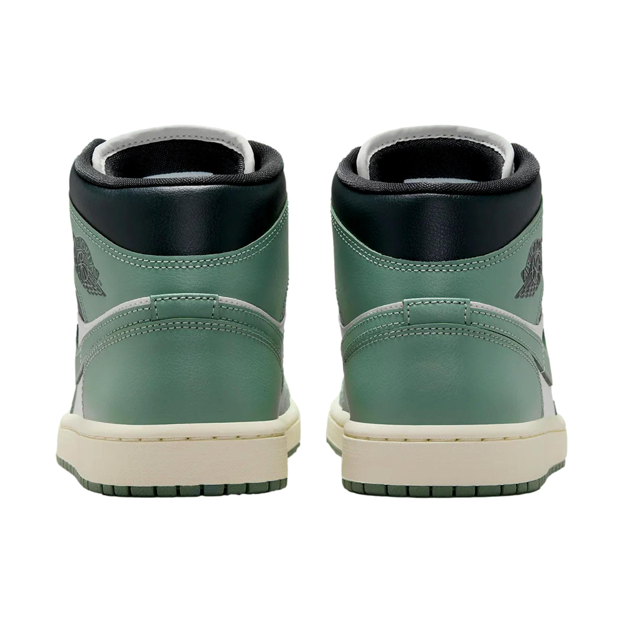 Женские кроссовки Nike Air Jordan 1 MID Sail/Jade Smoke-Anthracite BQ6472-130 — фото 4