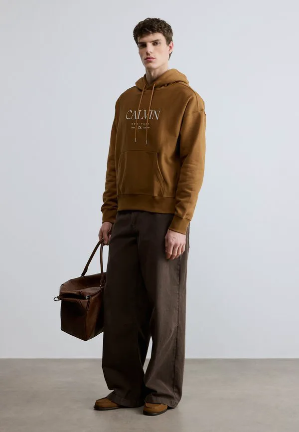 Худи премиум-класса с графическим принтом Calvin Klein, Bronze-Coloured/Gold-Coloured — фото 2
