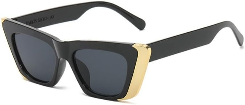 

Модные солнцезащитные очки «кошачий глаз» для женщин, маленькая оправа, солнцезащитные очки для активного отдыха, мужские солнцезащитные очки с защитой от УФ-излучения UV400 UJNHGQ, Black Black