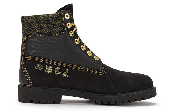 Кроссовки lunar new year 6 inch lace up boots 'black nubuck' Timberland, черный — фото 2