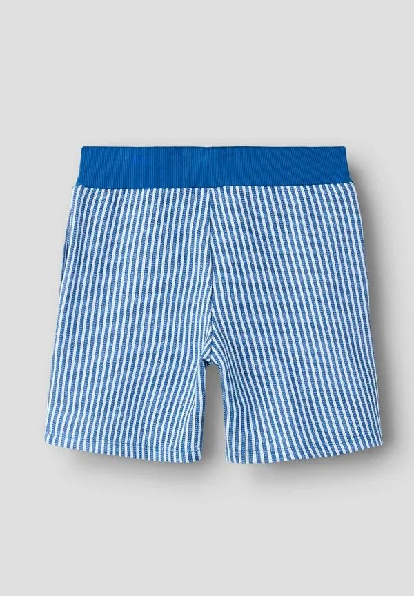 Штаны спортивные Organic cotton tracksuit bottoms Name It, цвет темно-синий — фото 2