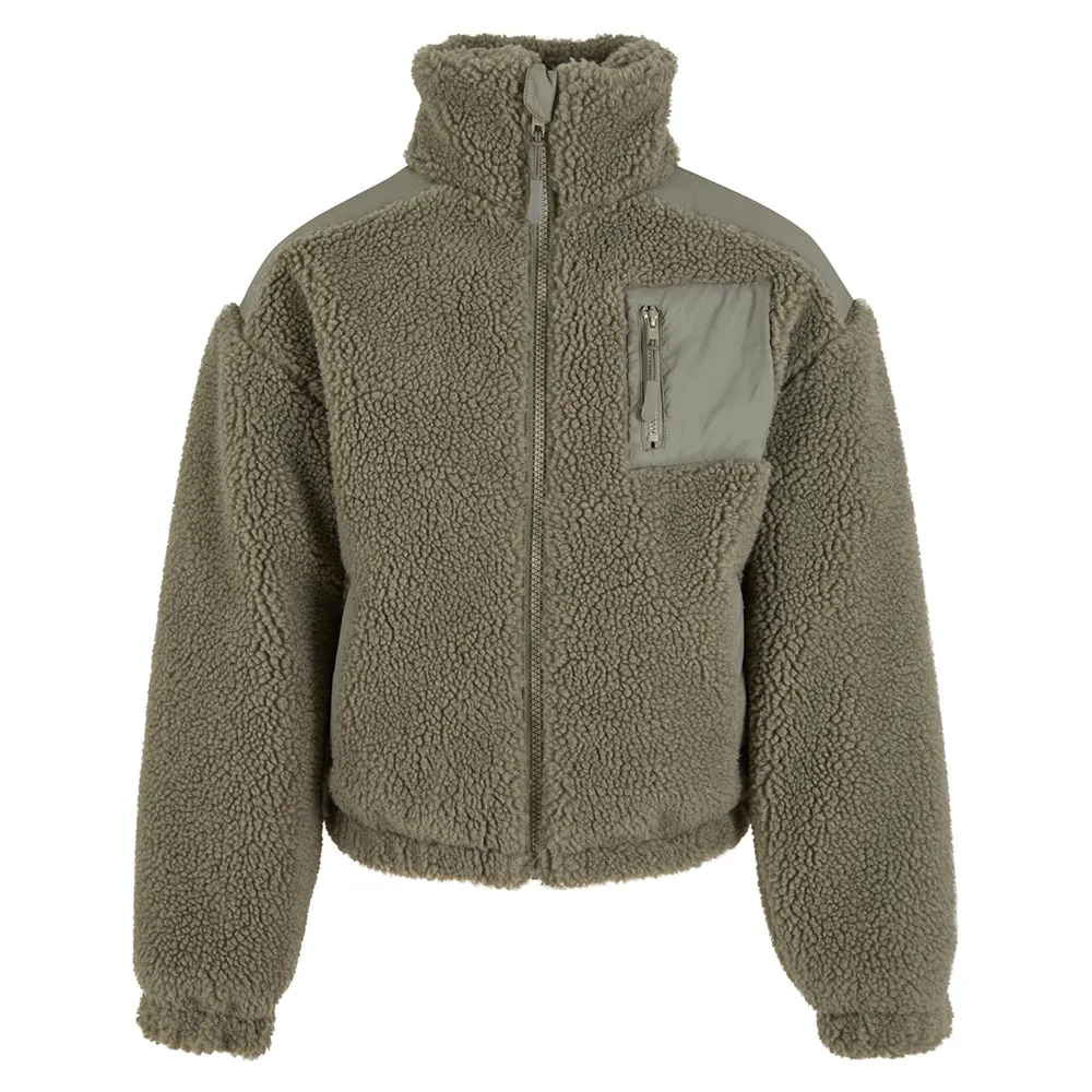 

Куртка Urban Classics Sherpa Mix, зеленый
