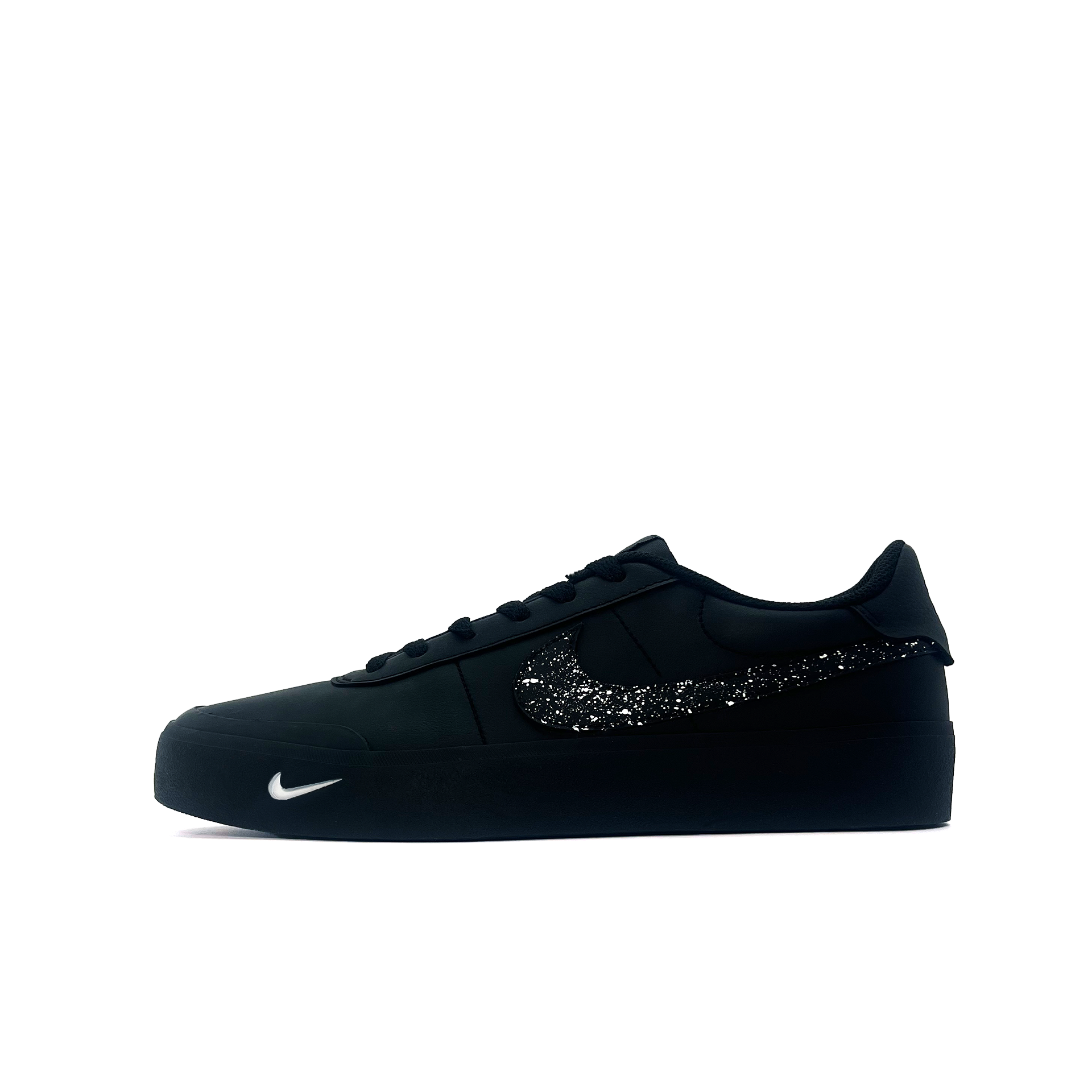 

Nike Кроссовки для скейтборда Court Shot Starry Sea с противоскользящим покрытием, износостойкие, низкие, мужские, черные