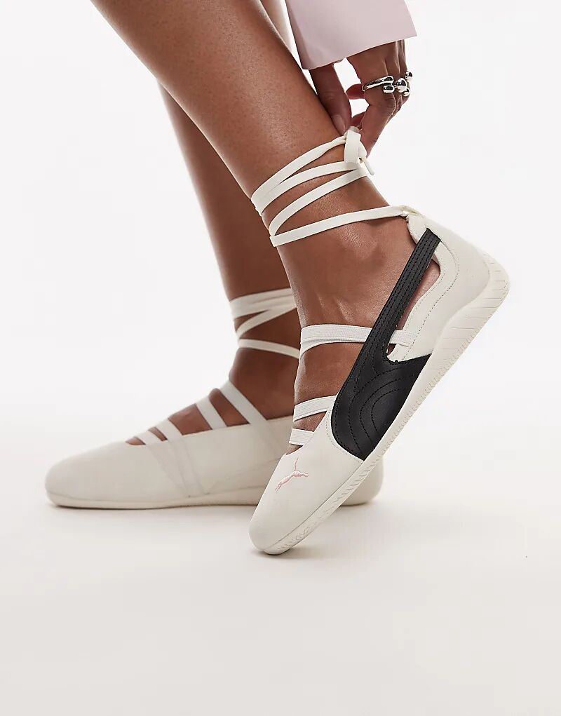Балетки Puma Rosé Collection Speedcat белого цвета