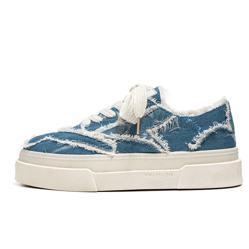 

TEXWOOD Мужские синие скейтерские кроссовки с защитой от истирания, цвет Blue