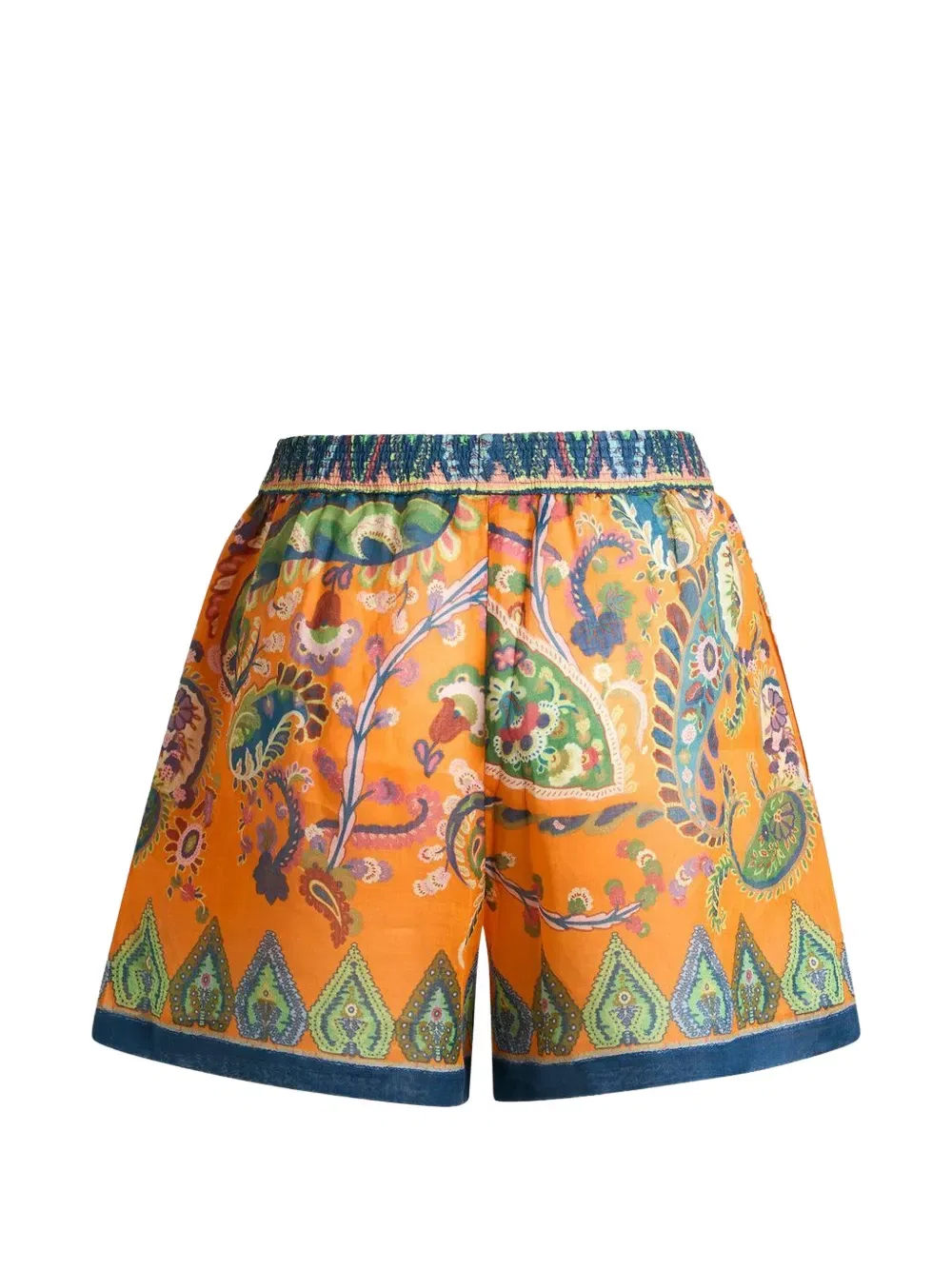 Шорты с принтом на завязках Etro, оранжевый — фото 2