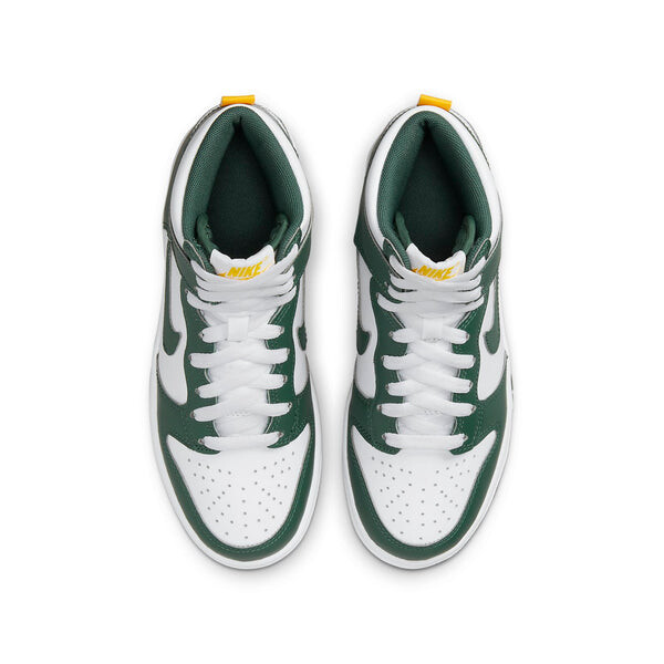 Кроссовки данк высокие Nike, белый — фото 4