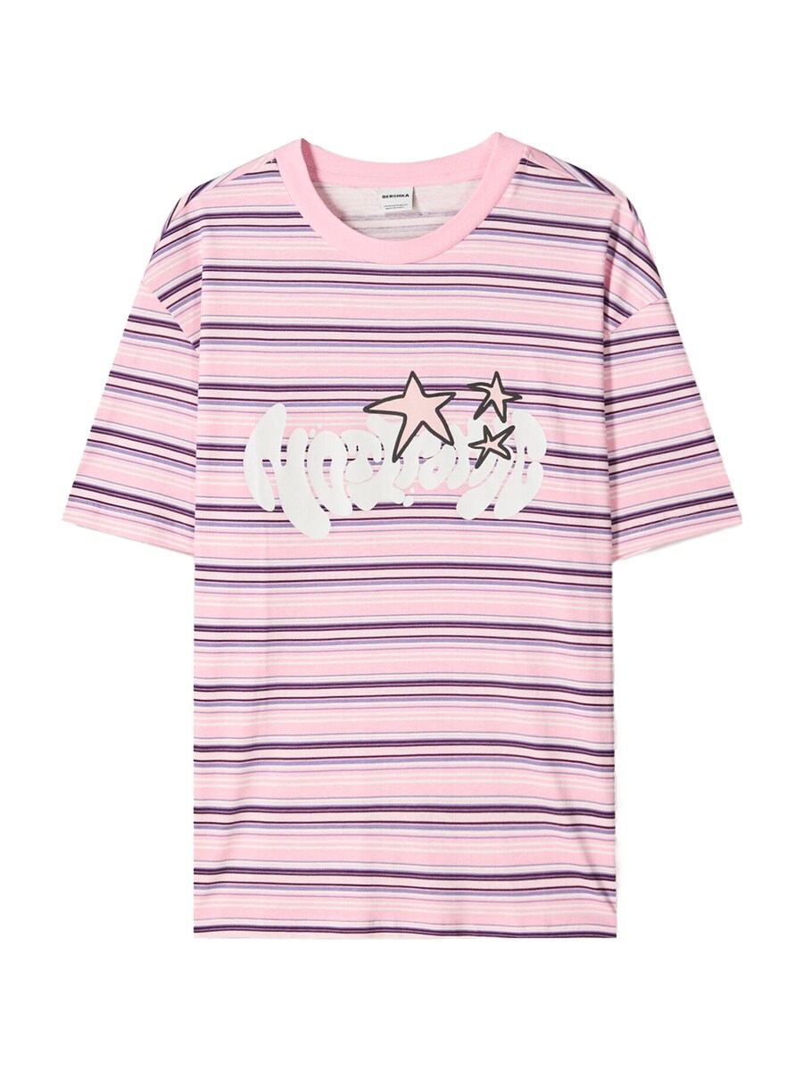 

Рубашка Bershka, розовый