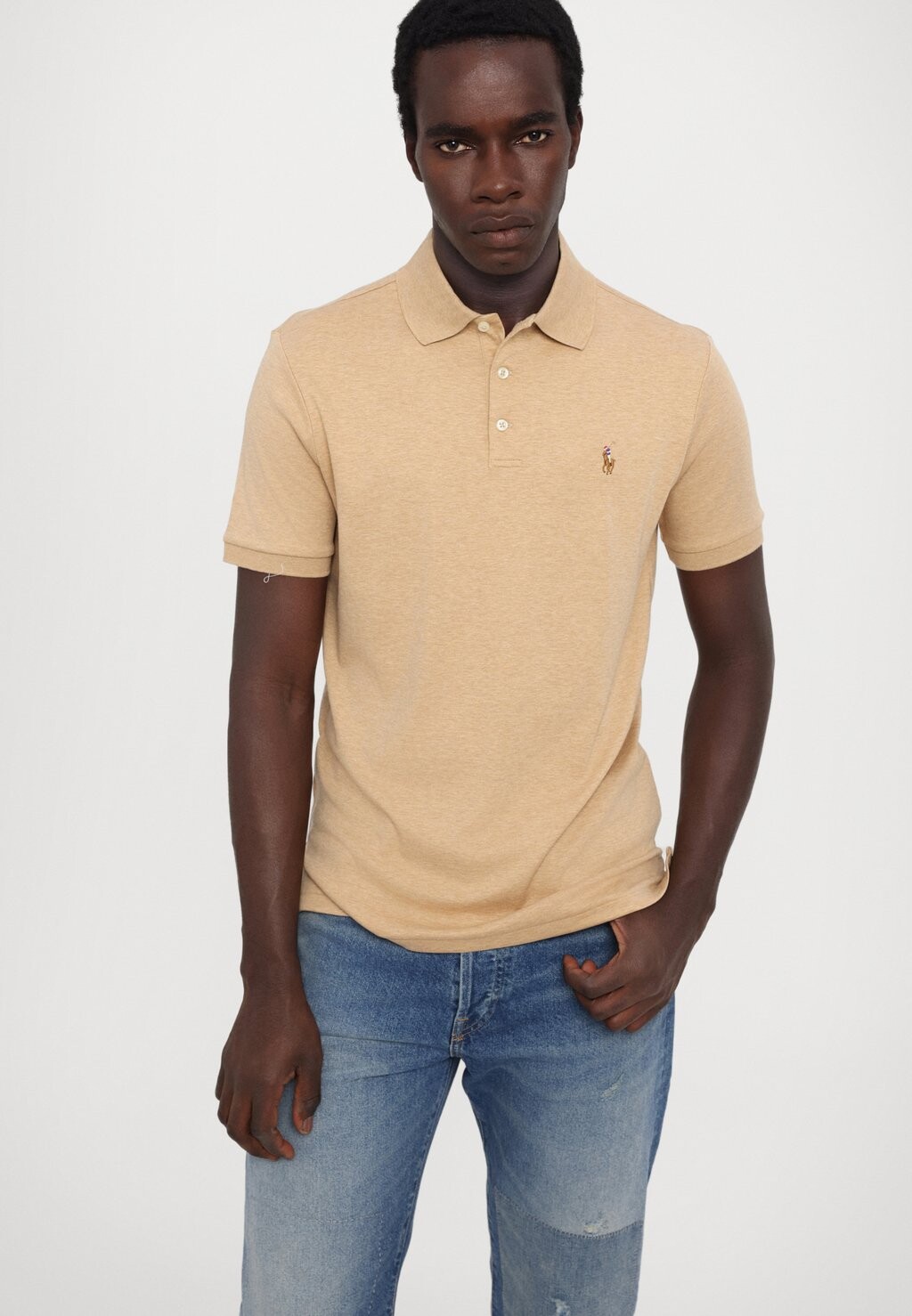 

Рубашка поло SHORT SLEEVE Polo Ralph Lauren, коричневый