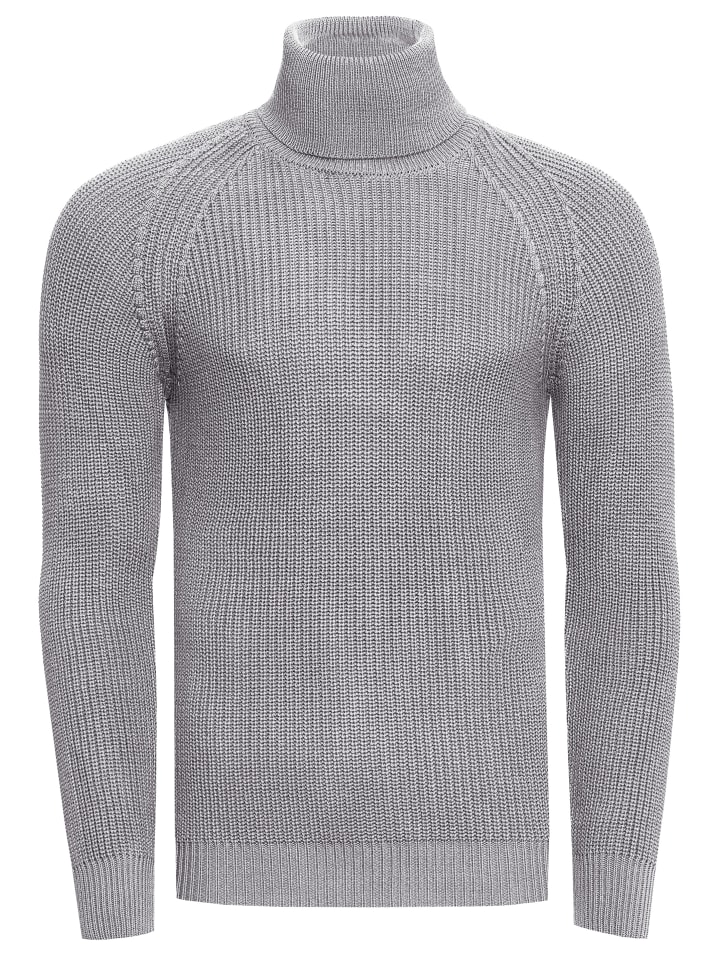 

Водолазка облегающего кроя из толстой пряжи серого цвета Rusty Neal