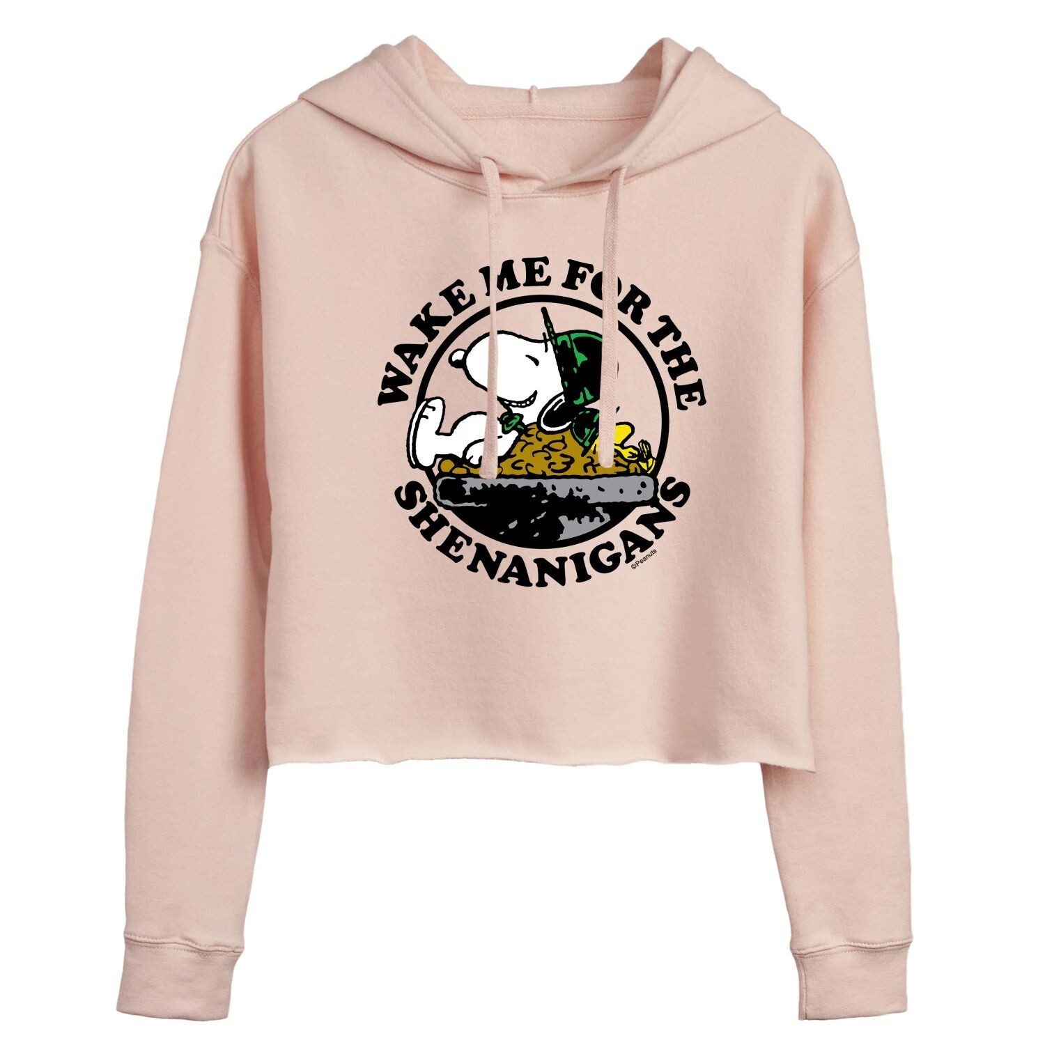 

Укороченная толстовка с капюшоном для подростков Peanuts Snoopy Shenanigans Licensed Character