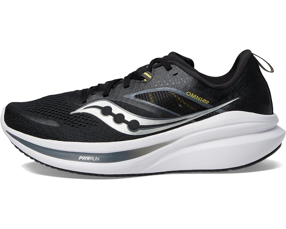 Кроссовки Saucony Omni 22, цвет Black/White 1 — фото 4