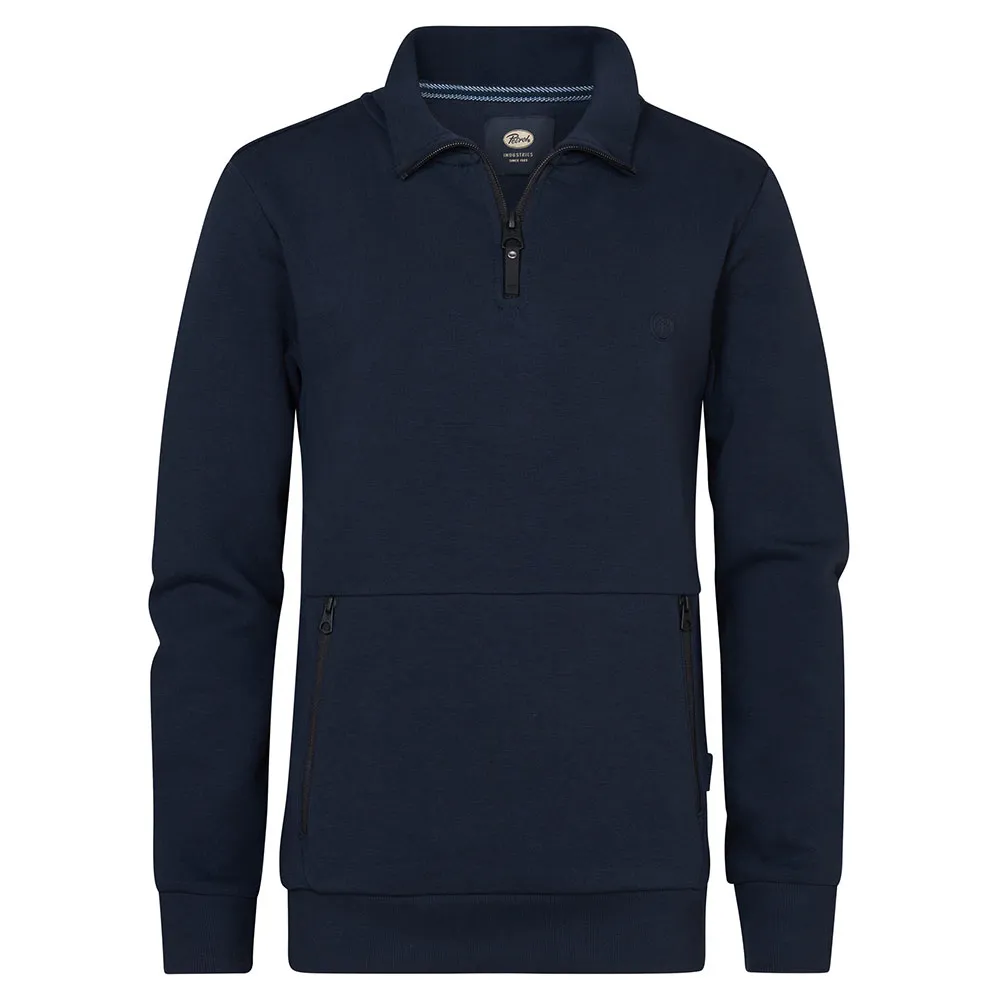 

Свитер Petrol Industries B-1050-SWC323 half zip, синий