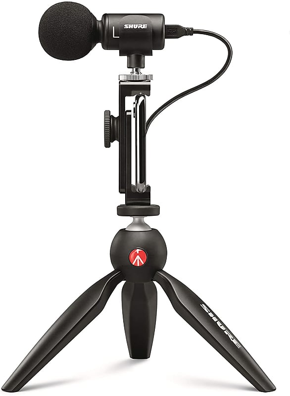 

Микрофон Shure MOTIV MV88+ Video Kit with iOS / USB Condenser Microphone