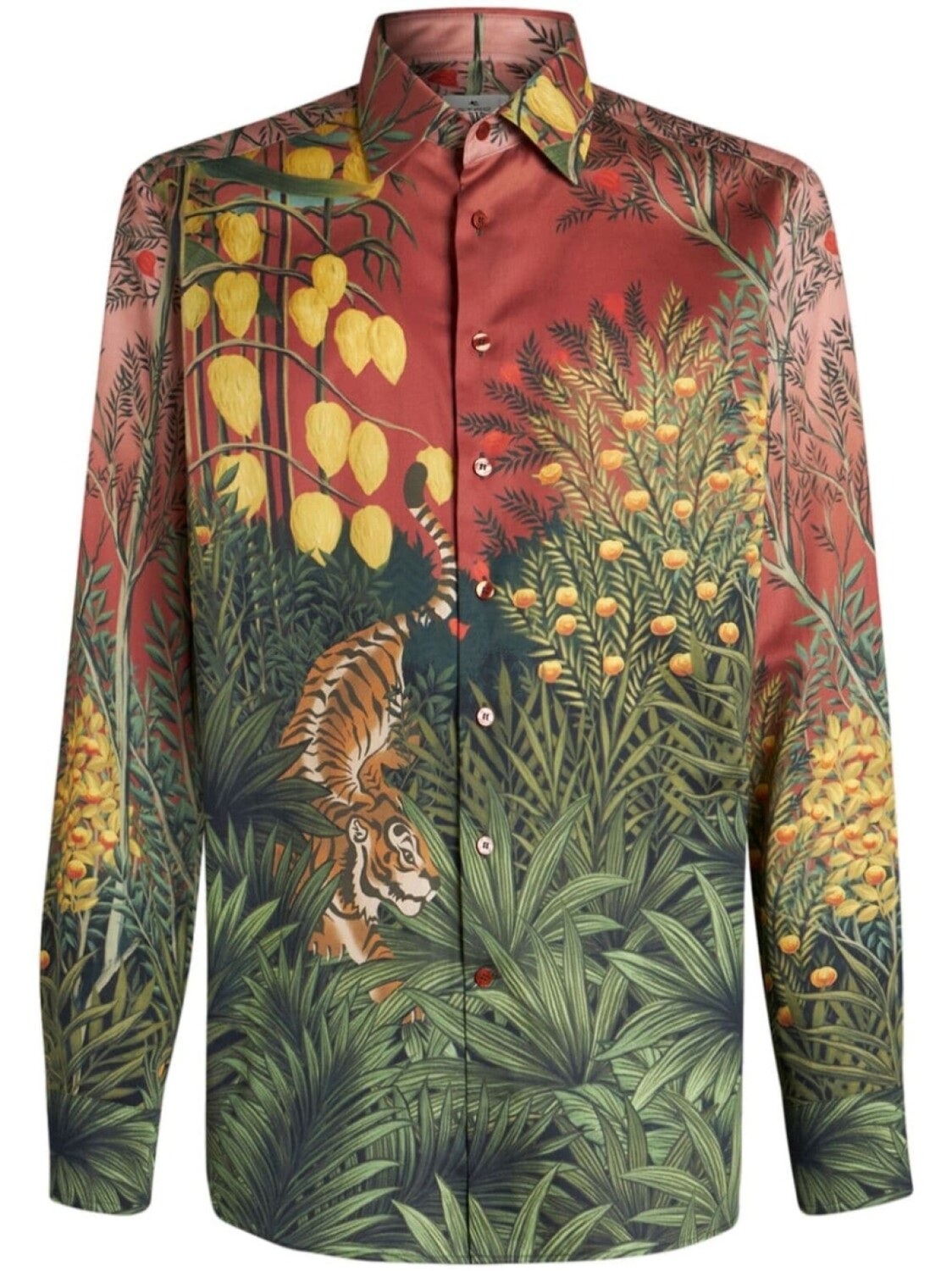 

ETRO рубашка с принтом, красный