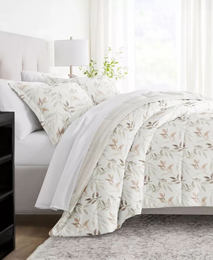 

Комплект одеял в полоску из 2 предметов, Twin/Twin XL Ienjoy Home, слоновая кость/кремовый