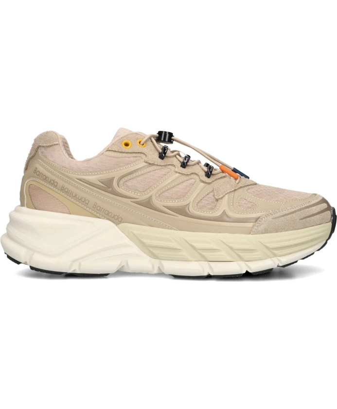 

Низкие мужские кроссовки из бежевой замши Barracuda, бежевый