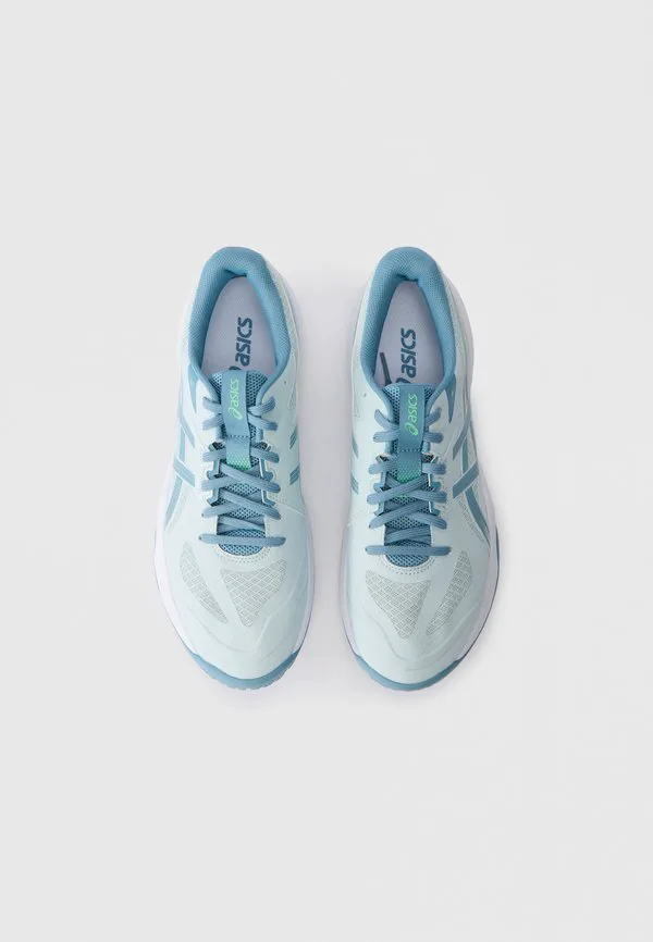 Волейбольные кроссовки gel tactic 13 Asics, Cool Grey/Saba Blue — фото 4