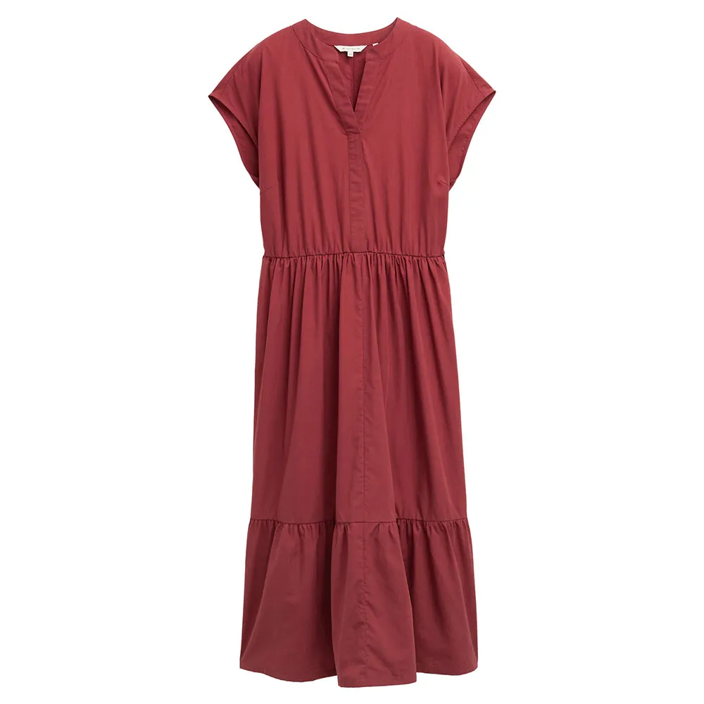 

Платье Tom Tailor Solid Volants, красный