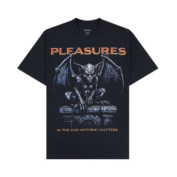 

Футболка Pleasures Gargoyle T-Shirt 'Black Edge', черный