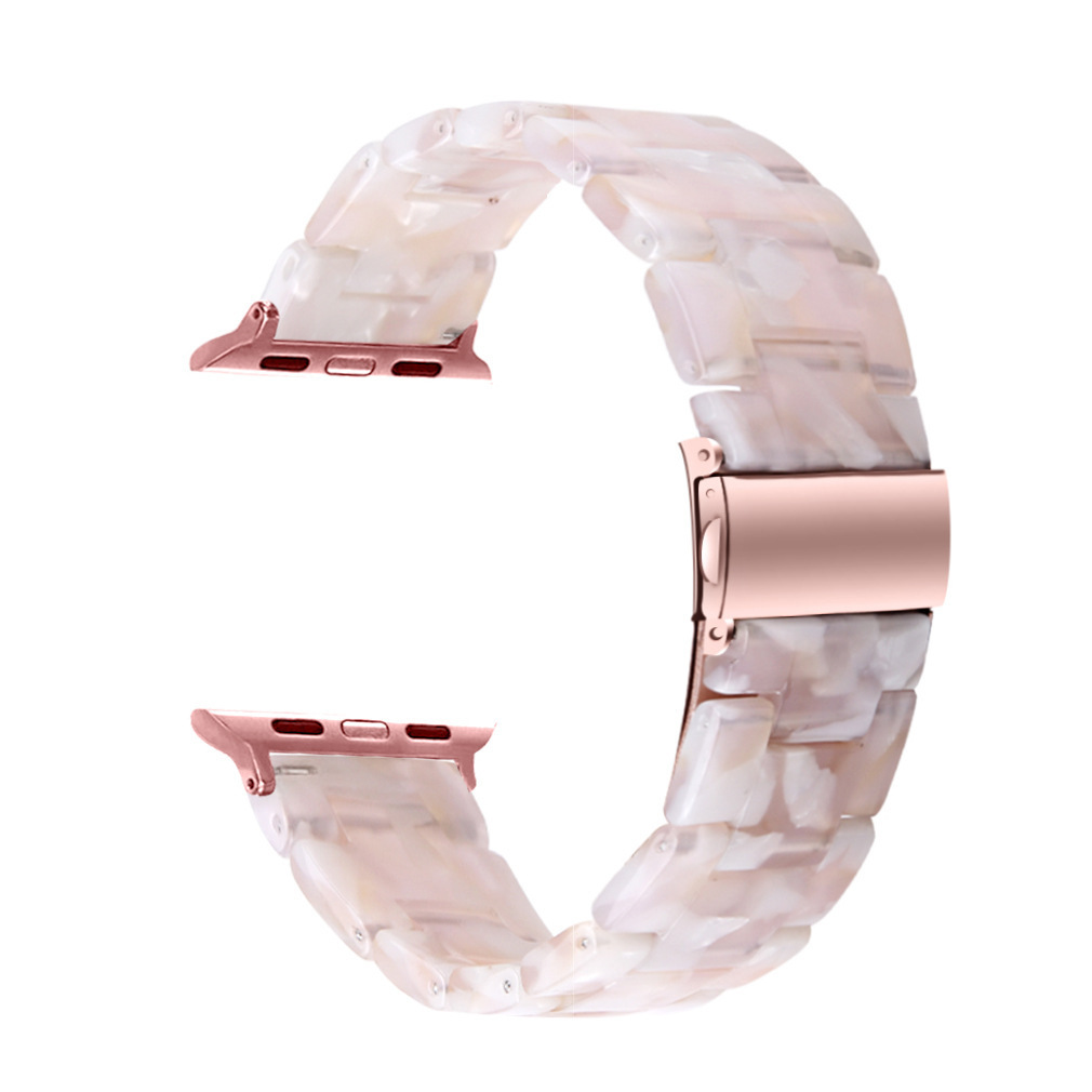 

Vobafe Часы Strap Apple Compatibility Resin Material, Pink - resin strap