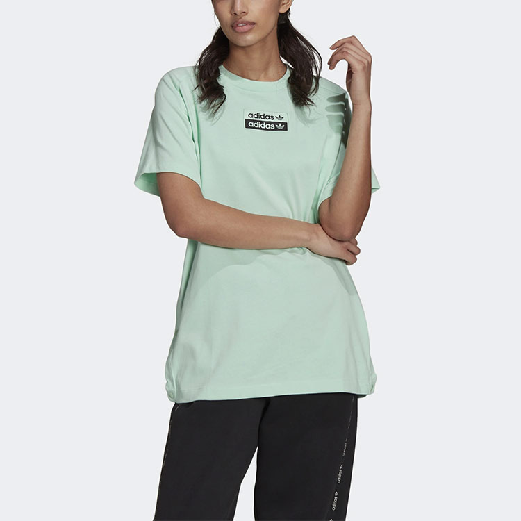 Футболка женская Frozen Cyan Adidas Originals — фото 3