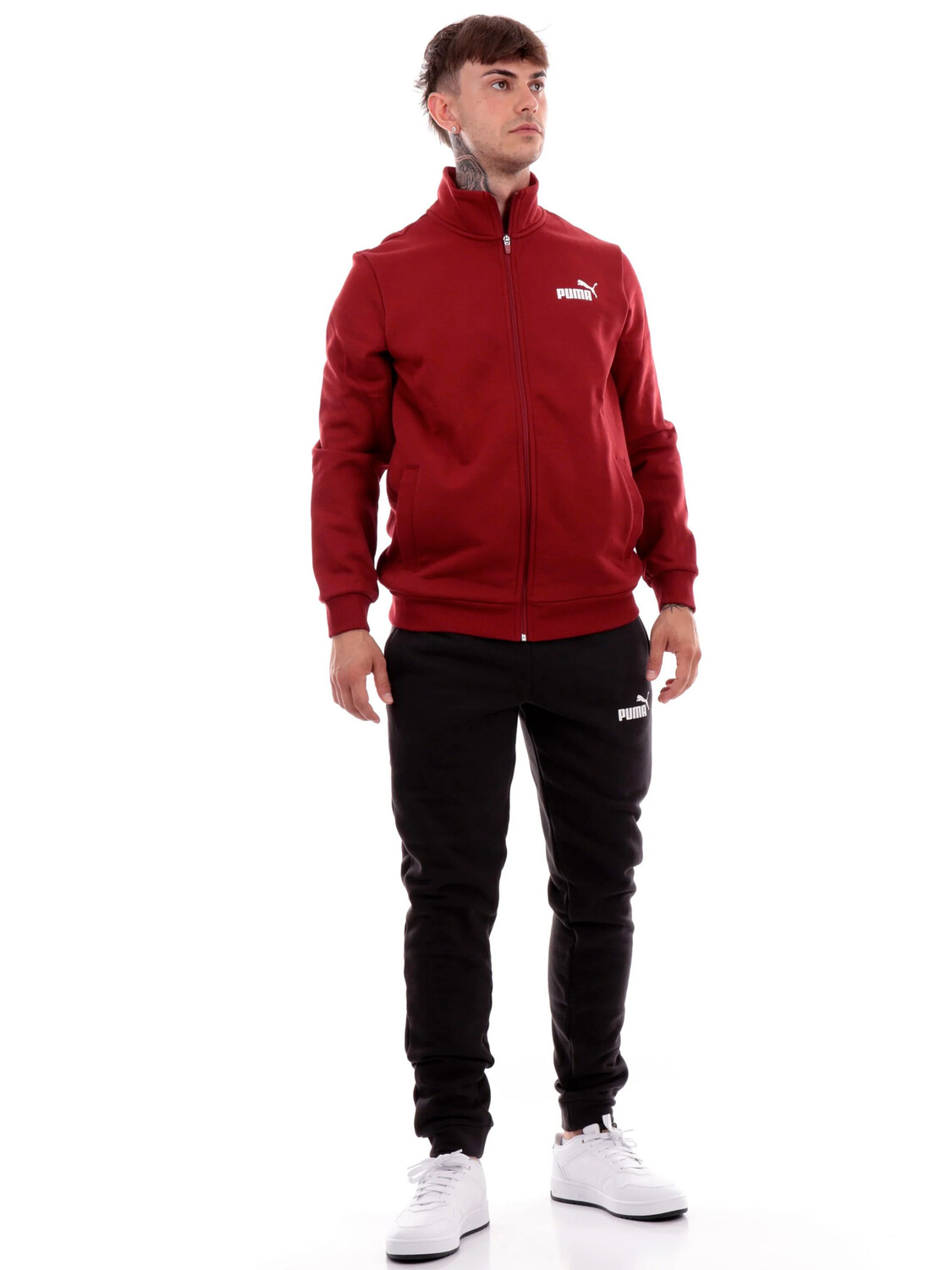 

Спортивный костюм tuta in felpa full zip Puma, бордовый